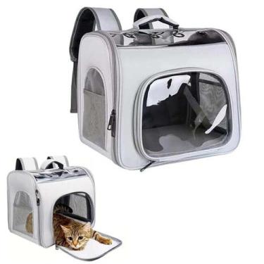 Imagem de Mochila Transporte Cao Gato Cachorro Pet Animal de Estimaçao Pequeno P