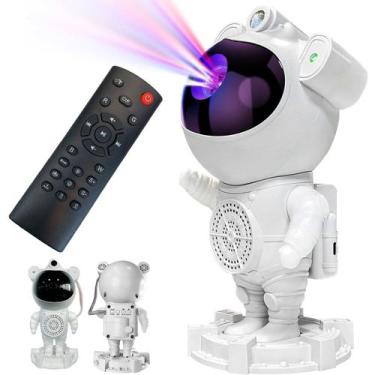 Imagem de Astronauta Projetor Led Bluetooth Caixa De Som Musica Ceu Estrela Gala