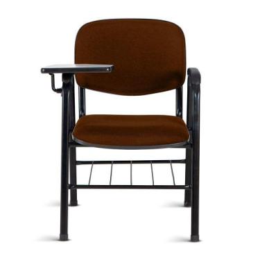 Imagem de Cadeira Universitária para Auditórios Linha Hotel Marrom - Design Offi