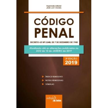 Imagem de Livro - Código penal 2019  Mini