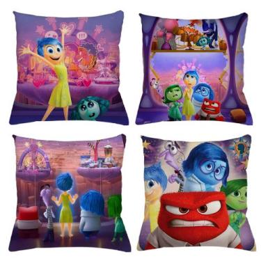 Imagem de Kit com 4 capa para almofada decorativa DIVERTIDA MENTE - Theovitex en