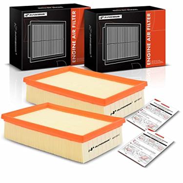 Imagem de A-Premium Filtro de ar do motor de 2 peças compatível com Buick Encore e Chevrolet Trax, 2013-2022, L4 1,4L, painel flexível, número de substituição CA11501, 95021102