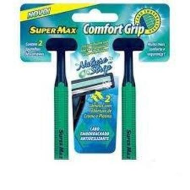 Imagem de Aparelho de Barbear Super Max Comfort Grip - 2 Unidades - Supermax bra