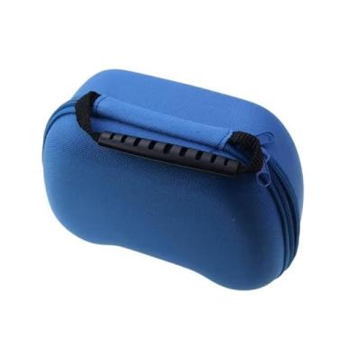 Imagem de Case Capa Bolsa Estojo de Controle Joystick Compatível com Xbox 360 One Series Playstation 3 4 5 PS3 PS4 PS5 Nintendo azul, vermelho, branco, preto e amarelo (Azul)