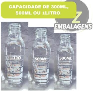 Imagem de Kit 25 Garrafas PET de Luxo com Lacre - Alta Qualidade e Resistência -