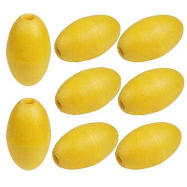 Imagem de JOGFFDE Boias marítimas flutuantes de corda boias marcadoras de pesca em águas profundas boias a granel armadilha de caranguejo boia flutua âncora marinha flutua corda para barcos, natação, caiaque,