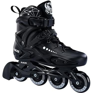 Imagem de Patins em linha adultos para mulheres e homens, patins (preto, masculino 4,5/feminino 5,5)
