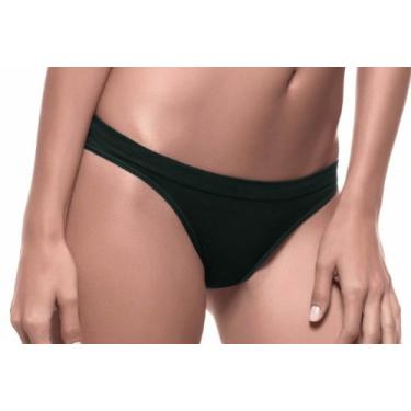 Imagem de Calcinha Lupo Tanga Básica Feminino, Black, G