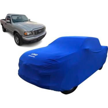 Imagem de Capa Cobrir Camionete Ford Ranger Cabine Simples Anti Risco (Azul)