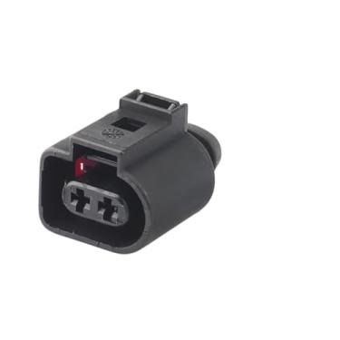 Imagem de 1 Conjunto De 2 Pinos 3.5mm Conector De Chicote Elétrico À Prova D'água Automático Plugue De Buzina Elétrica 1j0973722 1717692-1 8d0973822(Male)