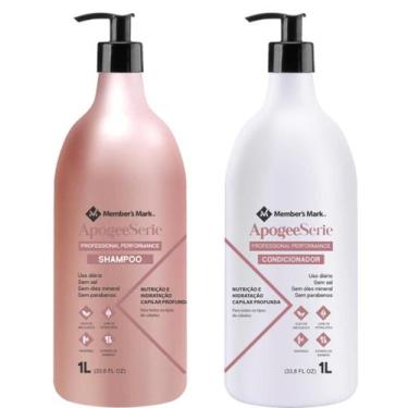 Imagem de Shampoo e Condicionador Professional Hidratante Apogee Serie Member's 