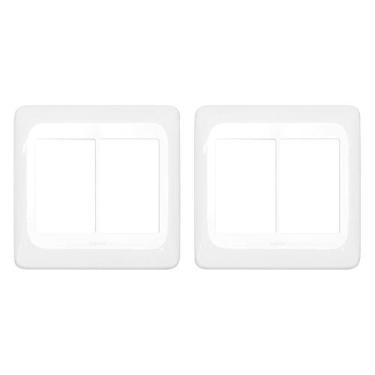 Imagem de Kit C/2 - Pial Placa  Pop 4X4 6 Mod. Lgp46P - Pial legrand