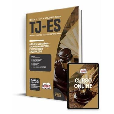 Imagem de Apostila TJ-ES - Analista Judiciário - Apoio Especializado - Especiali