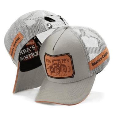 Imagem de Boné Country Trucker Pampas Modão Sertanejo Rural Caipira - Pampas Cou