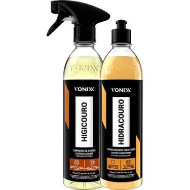 Imagem de Kit Limpeza E Hidratação De Banco De Couro Hidracouro Higicouro Vonixx