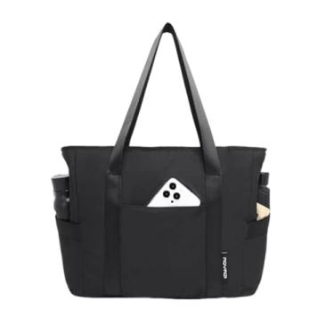 Imagem de MOYAQI Bolsa de ginástica feminina com zíper, bolsa de trabalho de enfermeira com compartimentos, bolsa feminina de ioga de praia para esportes, viagens (preta, média), Verde, Large