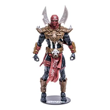 Imagem de McFarlane Boneco da Toys Spawn Ninja Spawn de 17,78 cm com acessórios, multicolorido
