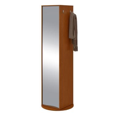 Imagem de Sapateira Esthela Com Espelho E Base Giratória Móveis Lopas Frassino