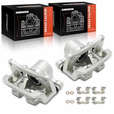 Imagem de A-Premium Conjunto de pinça de freio a disco com suporte compatível com modelos selecionados Genesis, Hyundai e Kia - G80 2017-2018, Genesis 2012-2016, K900 2016-2017 - Motorista traseiro e lado do