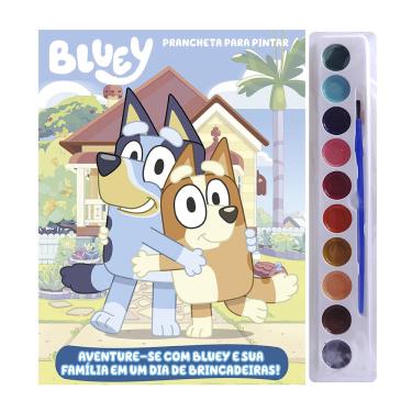 Imagem de Prancheta para Colorir Editora Online Bluey