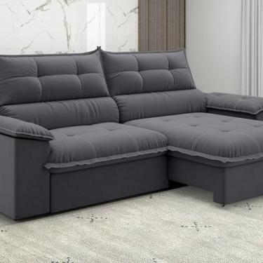 Imagem de Sofá Venetto Retrátil e Reclinável 250cm - Best House