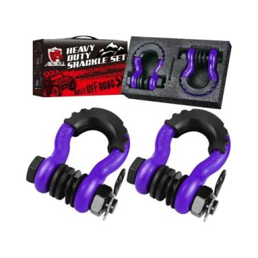 Imagem de Gancho De Reboque Para Caminhão De 19 Toneladas Com Manilha Em D De 3/