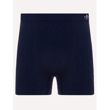 Imagem de Cueca Dudalina Boxer Seamless Logo Azul Marinho 1UN, M/M