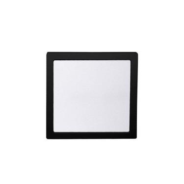 Imagem de Plafon Lys Quadrado Sobrepor Abs Preto Autovolt Taschibra 24