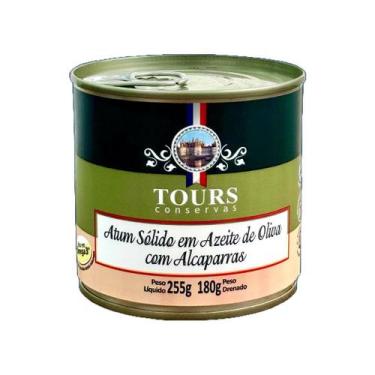 Imagem de Atum Sólido Com Alcaparras Em Azeite Tours 255G