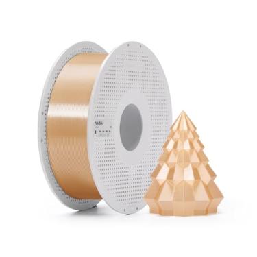 Imagem de Filamento Impressora 3d Bambu Lab Pla Silk+ 1kg 1,75mm Carretel Reutilizável Cor Champagne 13404