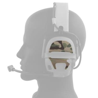 Imagem de Let Me Be Adesivos táticos para fone de ouvido camuflado compatíveis com AMP Headset Mod Camuflagem Kit-MC