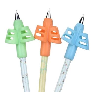 Imagem de Adaptador De Escrita Apoio Ergonômico - Autismo - TDHA - 3 peças - Loj