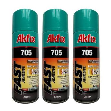 Imagem de Kit 3 Acelerador Para Cola Instantânea Ativador Cianocrilato - Akfix, 