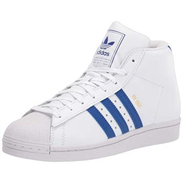 Imagem de adidas Originals Kids' Pro Model Sneaker, White/Blue/Gold foil, 6