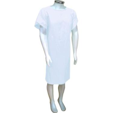 Imagem de Camisola Cirúrgica Hospitalar com Manga p/ Pacientes Unissex - Artipé,