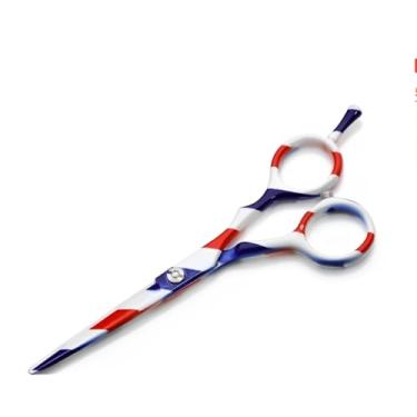 Imagem de Tesoura Cabelo Profissional, Tesoura Profissional Fio Navalha 6.0 Cabeleireiro Barbeiro Aço Inox, Vários Modelos Disponíveis(Colorida)