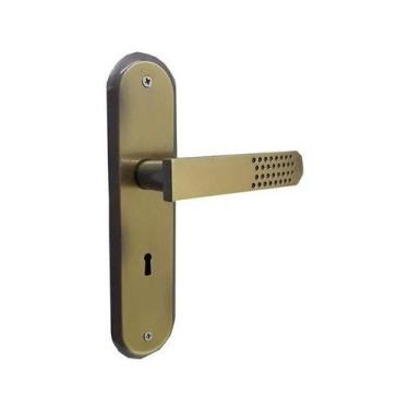 Imagem de Fechadura Madrid 2002/15 Interna Espelho Latonado 40mm Hela