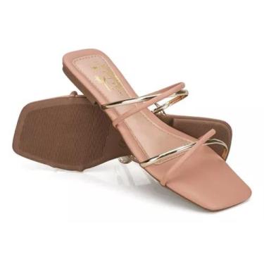 Imagem de Sandália Rasteirinha Feminina Em Tiras - Pegada Da Onça