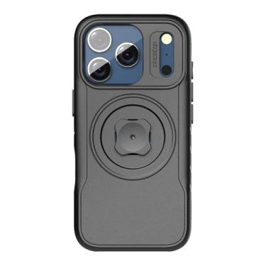 Imagem de sincetop Capa de telefone à prova de choque compatível com iPhone 17 Pro/6,3 polegadas – Conecte seu telefone a todas as séries C 1ª/2ª geração de montagens - suportes de bicicleta, suportes de carro
