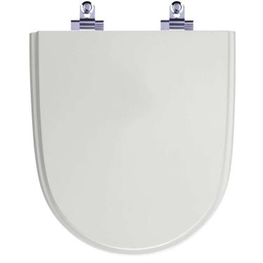 Imagem de Assento Sanitário Laqueado Soft Close Mondiale Cinza Prata (cinza Claro) Para Vaso Celite