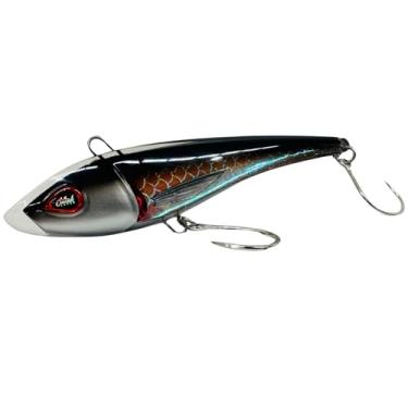Imagem de Iscas de pesca RM9 UV Series Wahoo e Atum - 23 cm 425 g Iscas de pesca com infusão UV sólida (preto)
