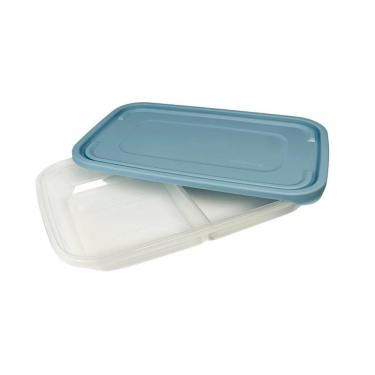 Imagem de Pote Porta Frios Com Divisórias Linha Mais 1,4l Plasvale Azul