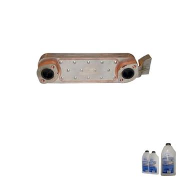 Imagem de Kit Radiador Óleo OM366 3661800865 + Água Desmineralizada Para Manutenção de Veículos