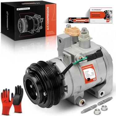 Imagem de A-Premium Compressor De Ar Condicionado Com Embreagem Compatível Ford F-150 F150 2017, 5.0L