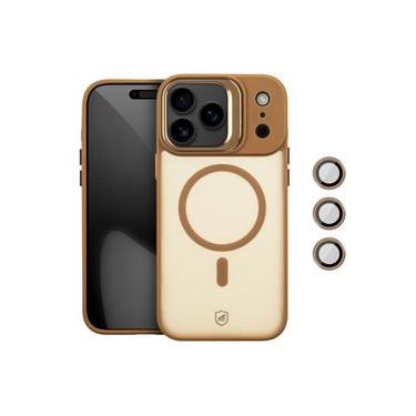 Imagem de Capa case capinha para iPhone 17 Pro - MagSafe Titanium Desert - Gshield