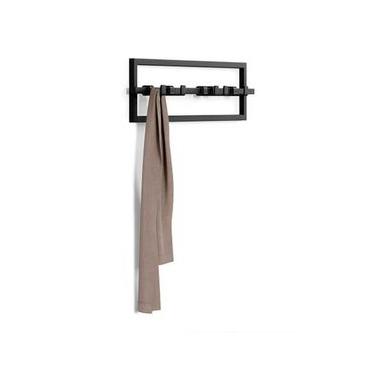 Imagem de Cabideiro de Parede Cubiko em Metal Preto Umbra