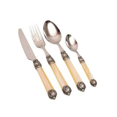 Imagem de Jogo Talheres 24 peças Inox Jantar Pérola Tulipano Bugatti