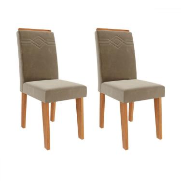 Imagem de Cadeiras Kit 2 Cadeiras Tais Cinamomo/Joli - Cimol