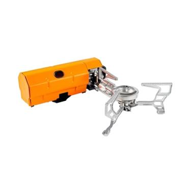 Imagem de GSI Outdoors Selkirk Fogão de butano 270 – Fogão de acampamento leve e compacto com queimador de alto rendimento, protetor de vento e ignição piezoelétrica para cozinhar ao ar livre