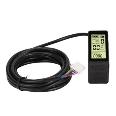 Imagem de XUXHOU Painel de Exibição Lcd para Bicicleta Elétrica, Acessórios de Bicicleta Elétrica 24v 36v 48v Com Conector Sm, Botões Externos para Scooters